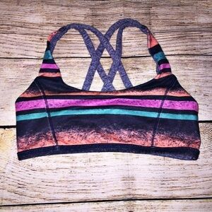 Ivivva Reversible Multi Color Sports Bra Size 10